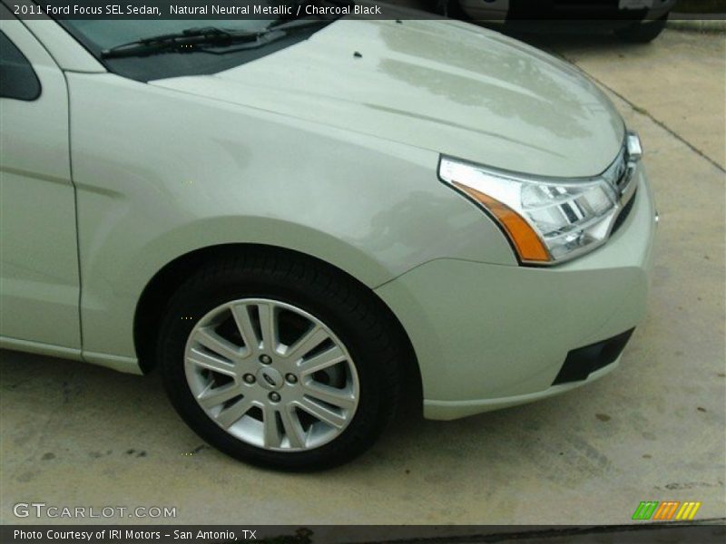 Natural Neutral Metallic / Charcoal Black 2011 Ford Focus SEL Sedan