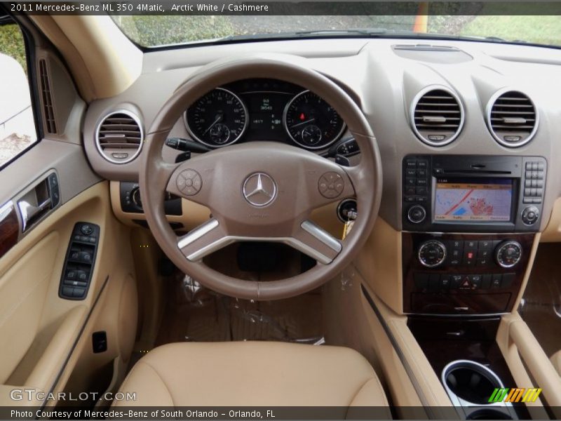 Arctic White / Cashmere 2011 Mercedes-Benz ML 350 4Matic