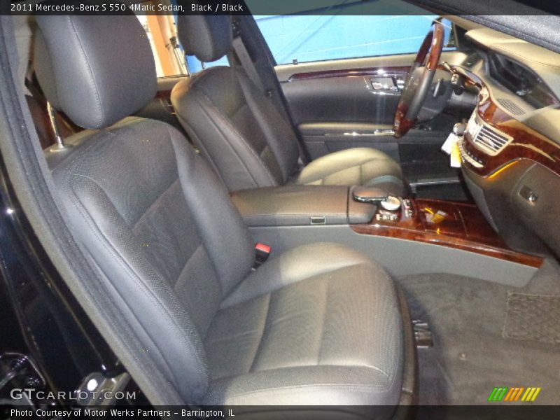 Black / Black 2011 Mercedes-Benz S 550 4Matic Sedan