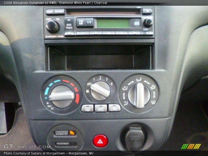 Diamond White Pearl / Charcoal 2006 Mitsubishi Outlander LS 4WD