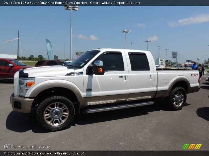 Oxford White / Chaparral Leather 2011 Ford F250 Super Duty King Ranch Crew Cab 4x4