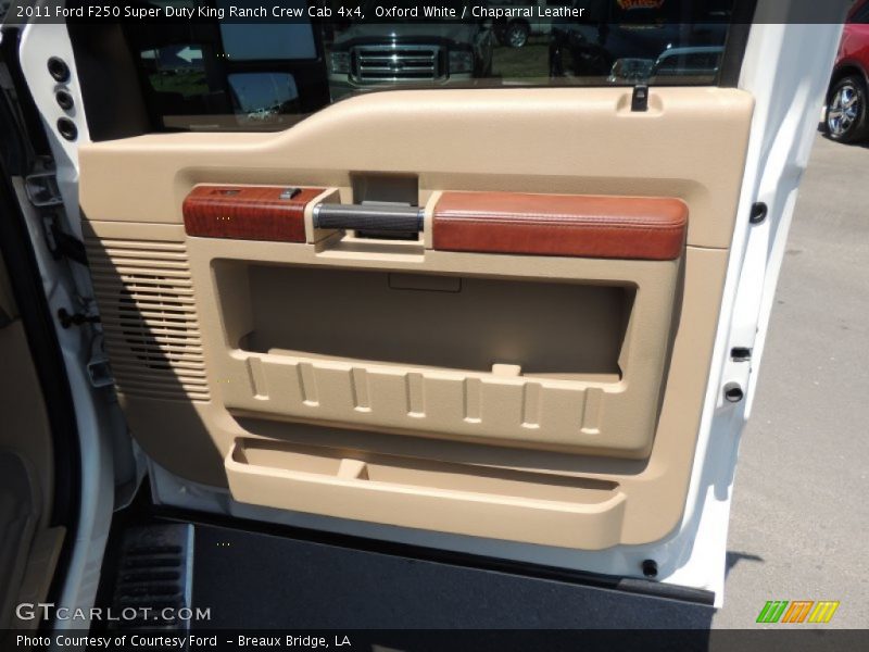 Oxford White / Chaparral Leather 2011 Ford F250 Super Duty King Ranch Crew Cab 4x4