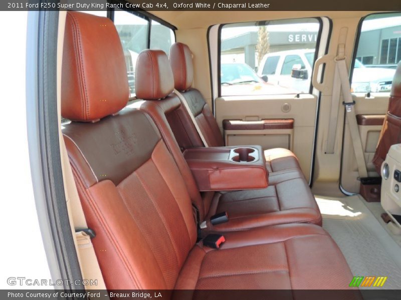 Oxford White / Chaparral Leather 2011 Ford F250 Super Duty King Ranch Crew Cab 4x4