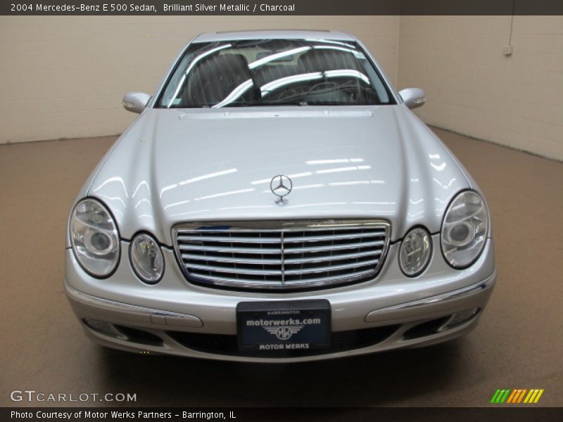 Brilliant Silver Metallic / Charcoal 2004 Mercedes-Benz E 500 Sedan