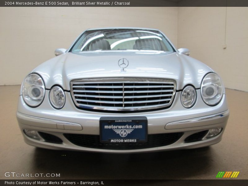 Brilliant Silver Metallic / Charcoal 2004 Mercedes-Benz E 500 Sedan