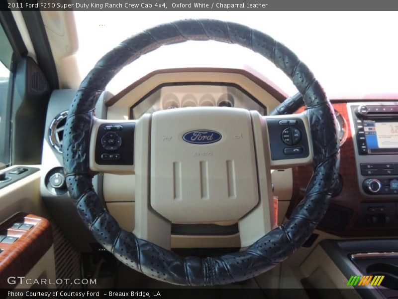 Oxford White / Chaparral Leather 2011 Ford F250 Super Duty King Ranch Crew Cab 4x4