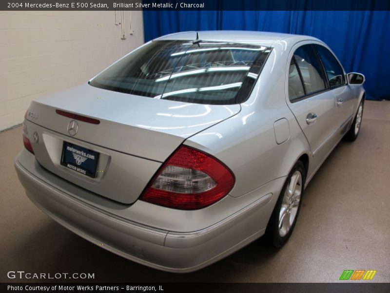 Brilliant Silver Metallic / Charcoal 2004 Mercedes-Benz E 500 Sedan