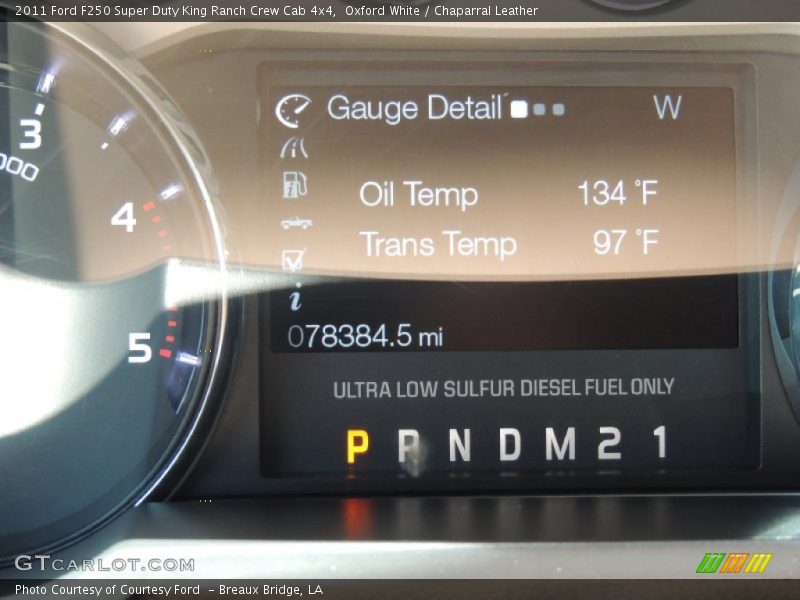 Oxford White / Chaparral Leather 2011 Ford F250 Super Duty King Ranch Crew Cab 4x4