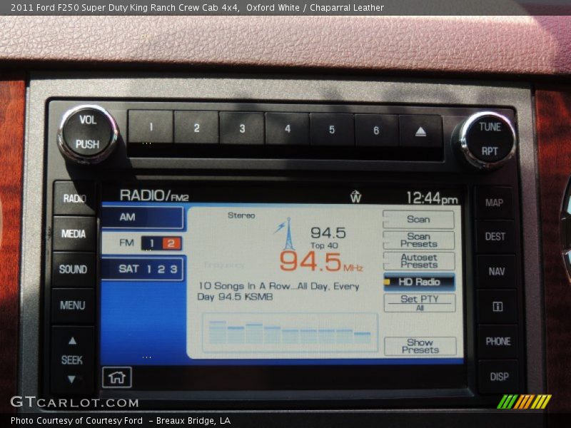 Oxford White / Chaparral Leather 2011 Ford F250 Super Duty King Ranch Crew Cab 4x4