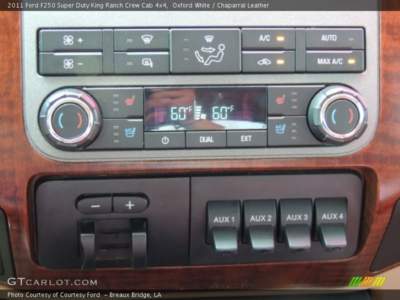 Oxford White / Chaparral Leather 2011 Ford F250 Super Duty King Ranch Crew Cab 4x4