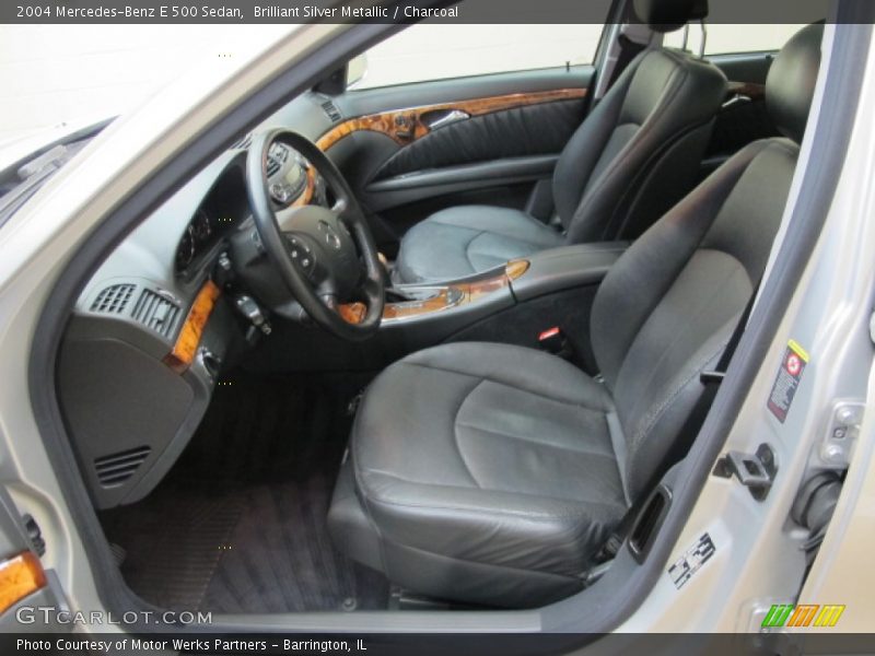 Brilliant Silver Metallic / Charcoal 2004 Mercedes-Benz E 500 Sedan