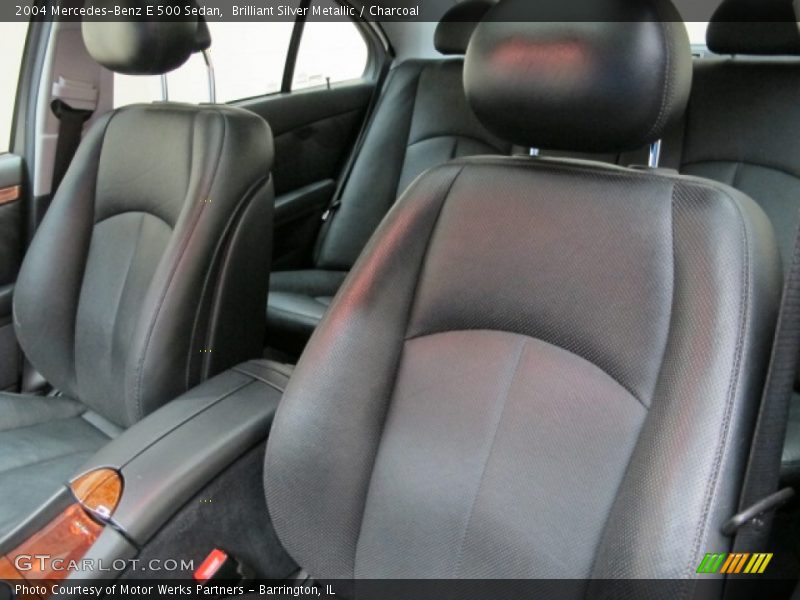 Brilliant Silver Metallic / Charcoal 2004 Mercedes-Benz E 500 Sedan