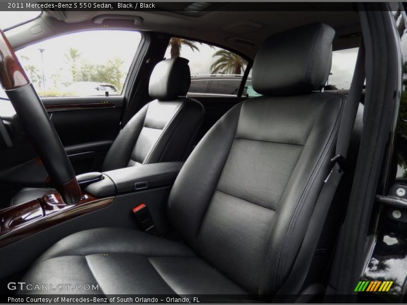 Black / Black 2011 Mercedes-Benz S 550 Sedan