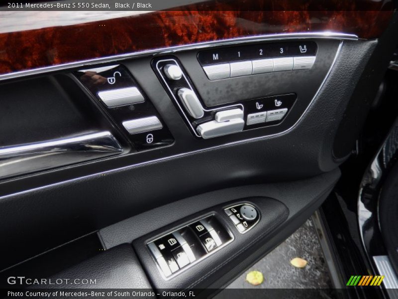 Black / Black 2011 Mercedes-Benz S 550 Sedan