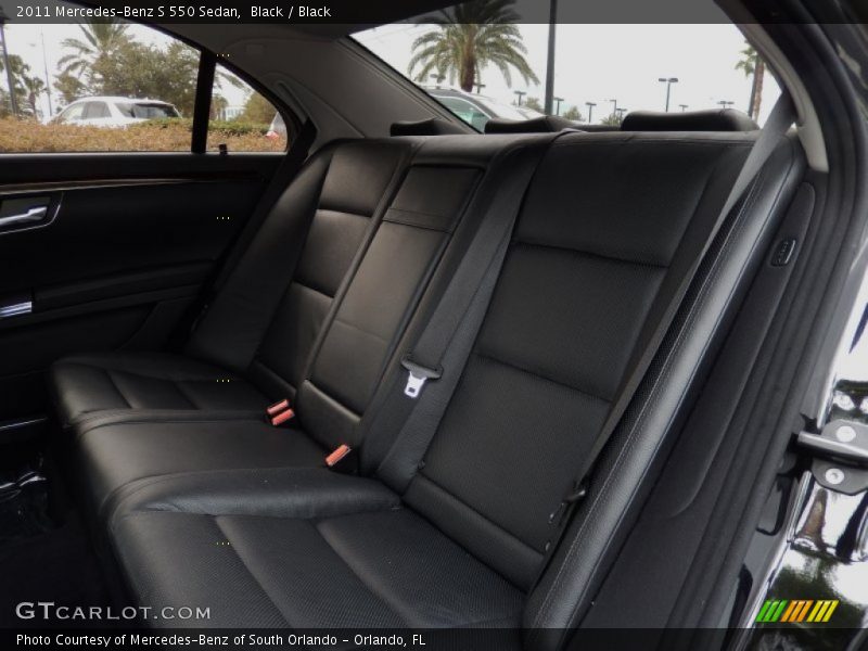 Black / Black 2011 Mercedes-Benz S 550 Sedan