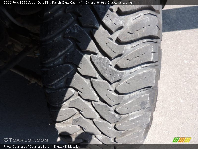 Oxford White / Chaparral Leather 2011 Ford F250 Super Duty King Ranch Crew Cab 4x4