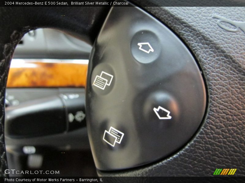 Brilliant Silver Metallic / Charcoal 2004 Mercedes-Benz E 500 Sedan