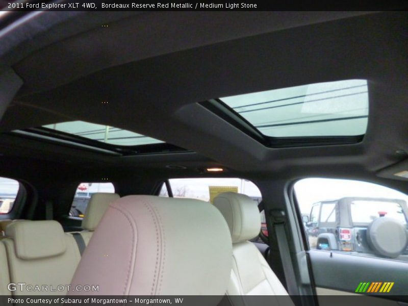 Bordeaux Reserve Red Metallic / Medium Light Stone 2011 Ford Explorer XLT 4WD