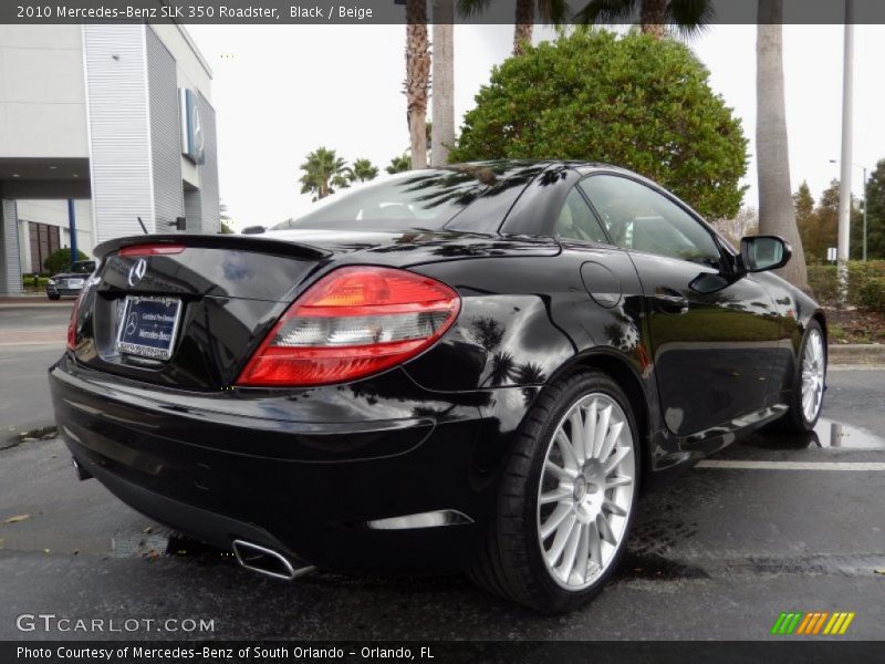 Black / Beige 2010 Mercedes-Benz SLK 350 Roadster