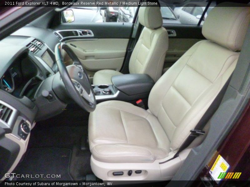 Bordeaux Reserve Red Metallic / Medium Light Stone 2011 Ford Explorer XLT 4WD