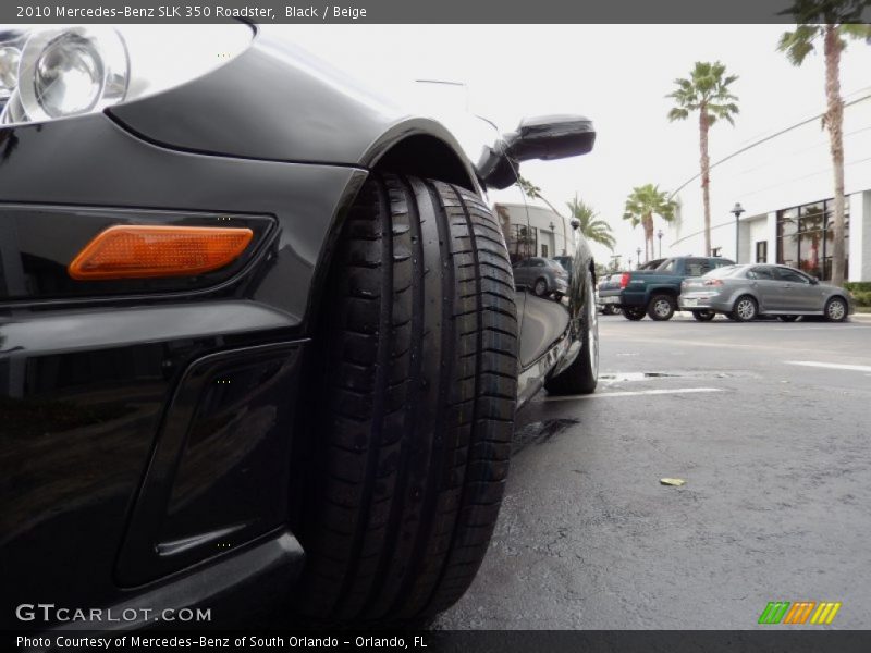 Black / Beige 2010 Mercedes-Benz SLK 350 Roadster
