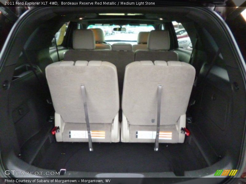 Bordeaux Reserve Red Metallic / Medium Light Stone 2011 Ford Explorer XLT 4WD