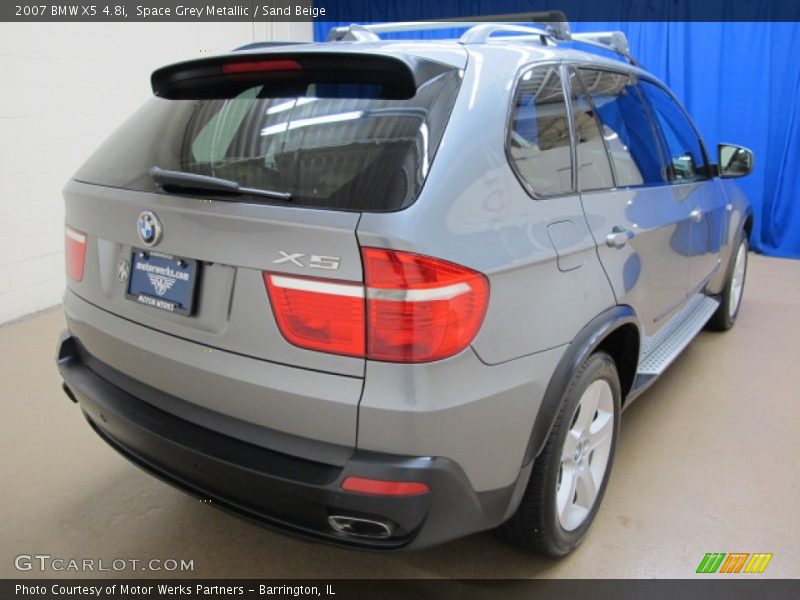 Space Grey Metallic / Sand Beige 2007 BMW X5 4.8i