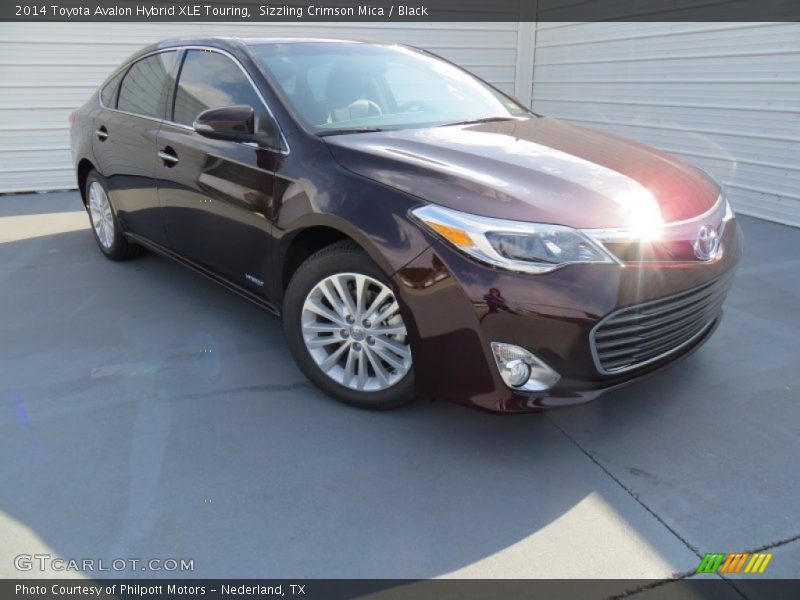 Sizzling Crimson Mica / Black 2014 Toyota Avalon Hybrid XLE Touring