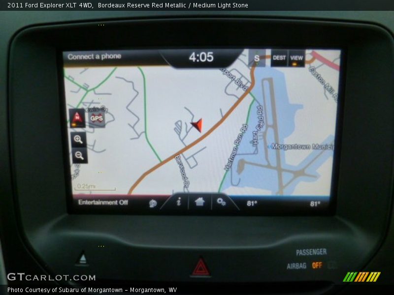 Bordeaux Reserve Red Metallic / Medium Light Stone 2011 Ford Explorer XLT 4WD