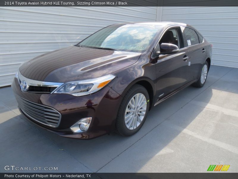 Sizzling Crimson Mica / Black 2014 Toyota Avalon Hybrid XLE Touring