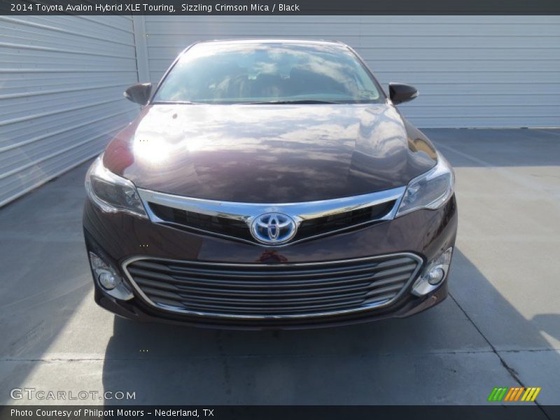 Sizzling Crimson Mica / Black 2014 Toyota Avalon Hybrid XLE Touring