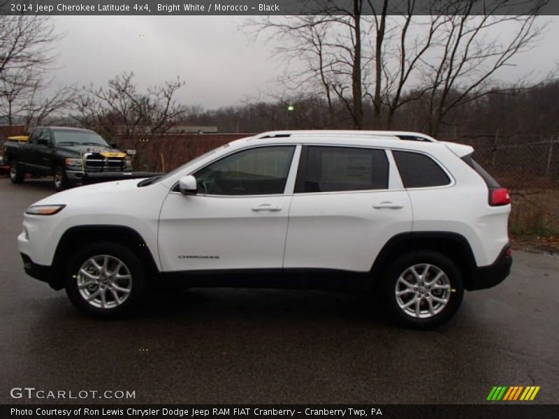 Bright White / Morocco - Black 2014 Jeep Cherokee Latitude 4x4