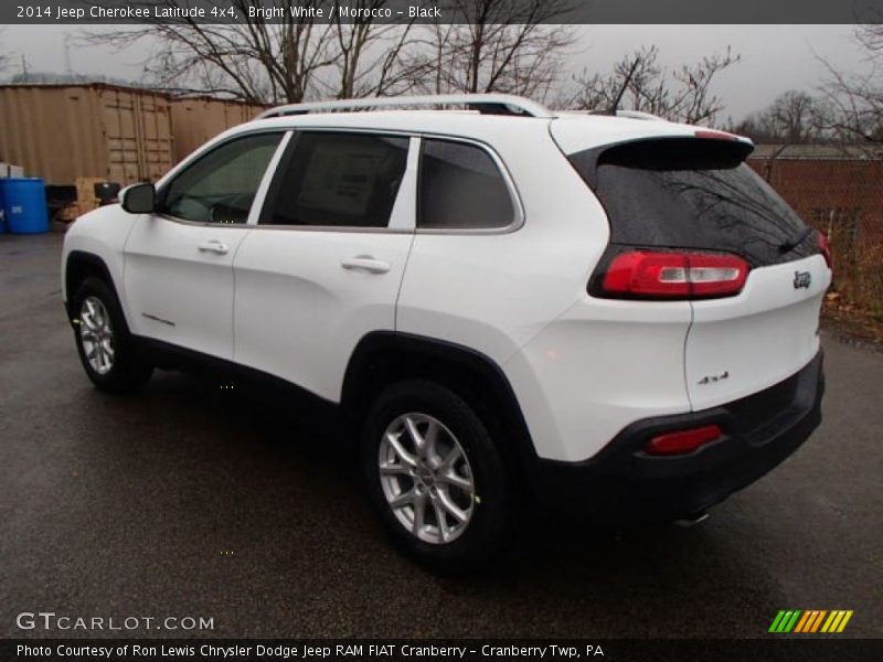 Bright White / Morocco - Black 2014 Jeep Cherokee Latitude 4x4