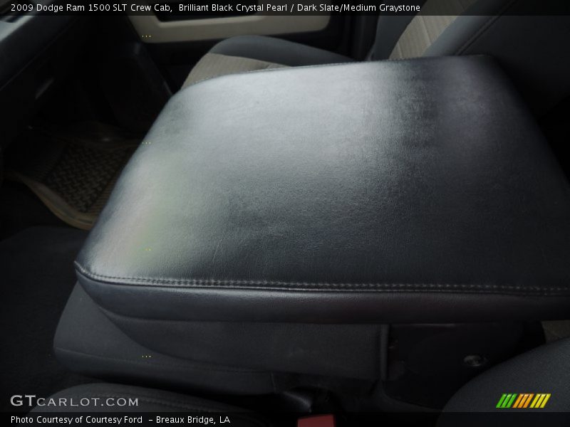 Brilliant Black Crystal Pearl / Dark Slate/Medium Graystone 2009 Dodge Ram 1500 SLT Crew Cab