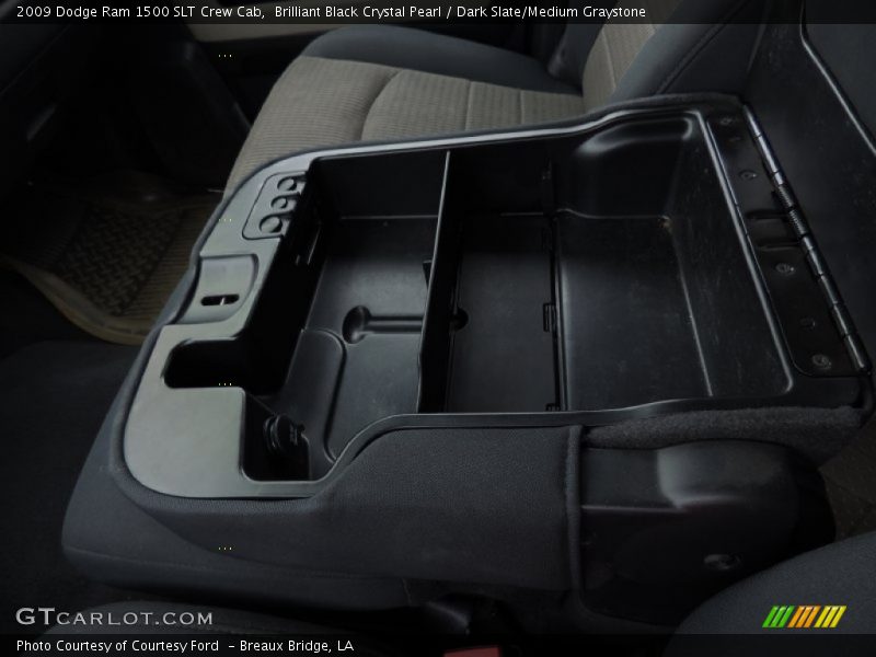 Brilliant Black Crystal Pearl / Dark Slate/Medium Graystone 2009 Dodge Ram 1500 SLT Crew Cab