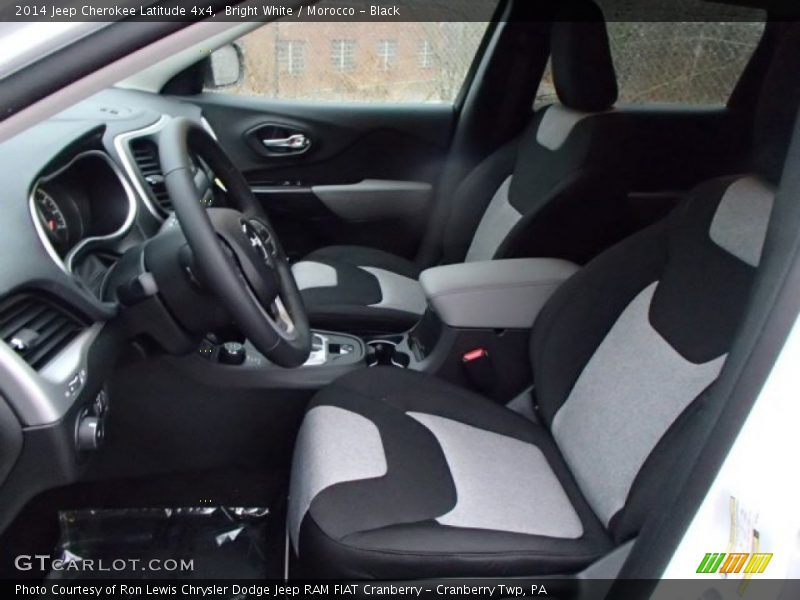 Bright White / Morocco - Black 2014 Jeep Cherokee Latitude 4x4