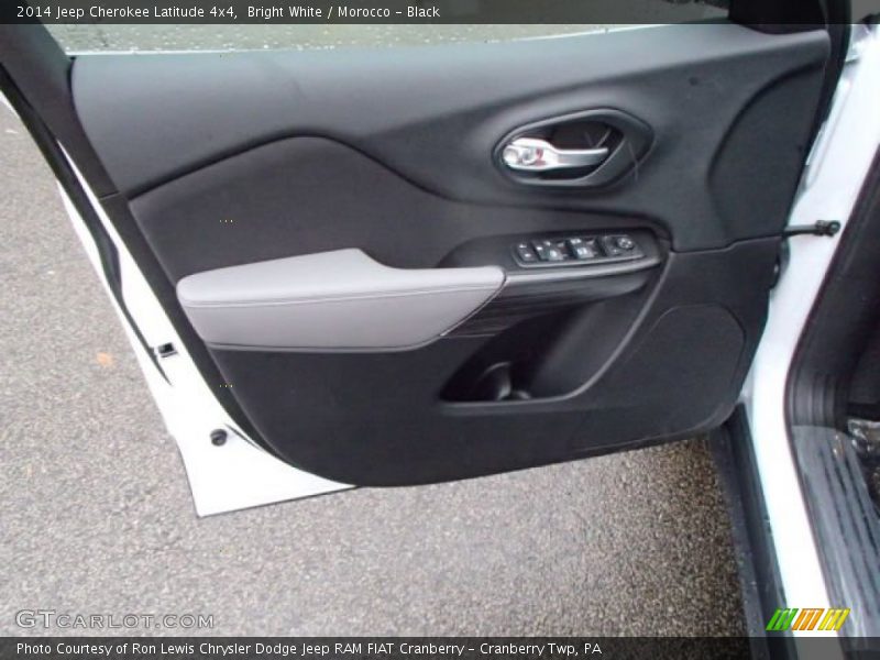 Bright White / Morocco - Black 2014 Jeep Cherokee Latitude 4x4