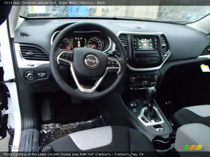 Bright White / Morocco - Black 2014 Jeep Cherokee Latitude 4x4