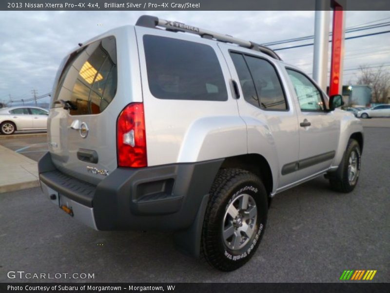 Brilliant Silver / Pro-4X Gray/Steel 2013 Nissan Xterra Pro-4X 4x4