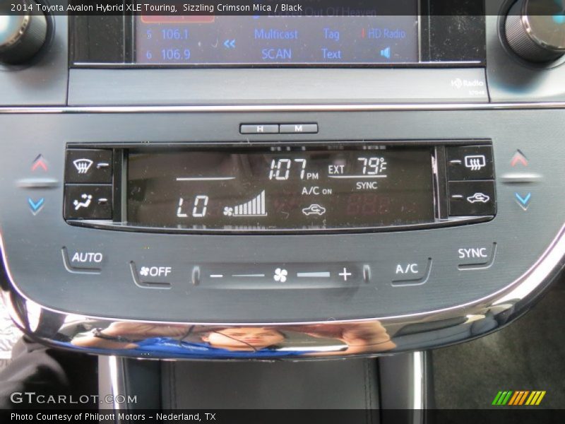 Sizzling Crimson Mica / Black 2014 Toyota Avalon Hybrid XLE Touring