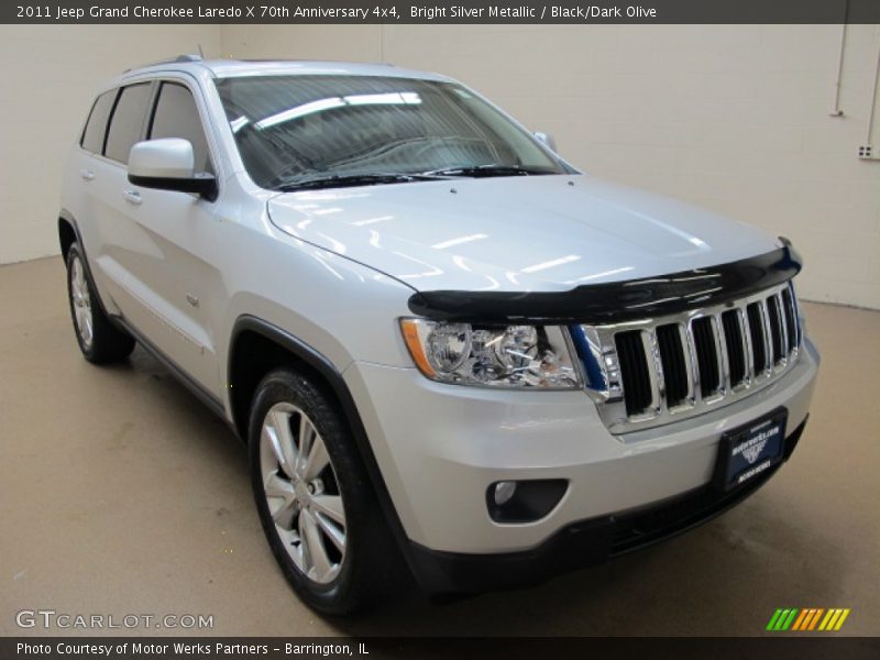 Bright Silver Metallic / Black/Dark Olive 2011 Jeep Grand Cherokee Laredo X 70th Anniversary 4x4