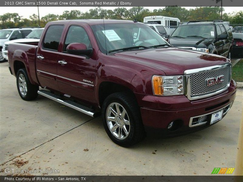 Sonoma Red Metallic / Ebony 2013 GMC Sierra 1500 Denali Crew Cab