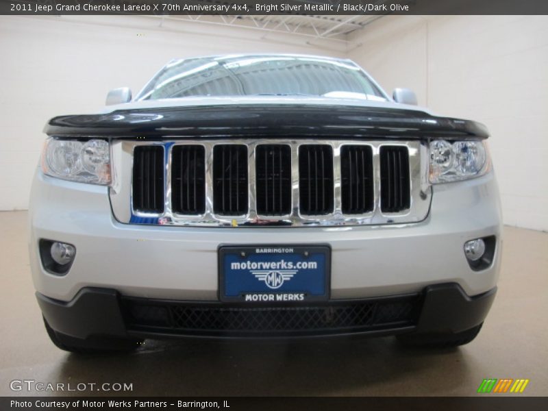 Bright Silver Metallic / Black/Dark Olive 2011 Jeep Grand Cherokee Laredo X 70th Anniversary 4x4