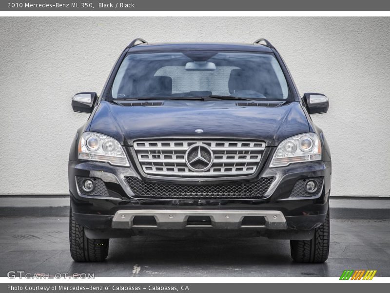 Black / Black 2010 Mercedes-Benz ML 350
