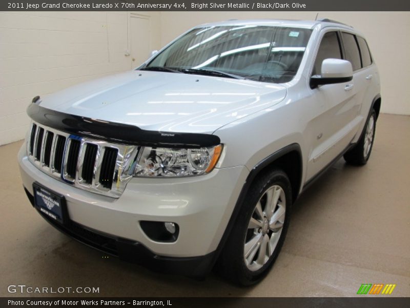 Bright Silver Metallic / Black/Dark Olive 2011 Jeep Grand Cherokee Laredo X 70th Anniversary 4x4