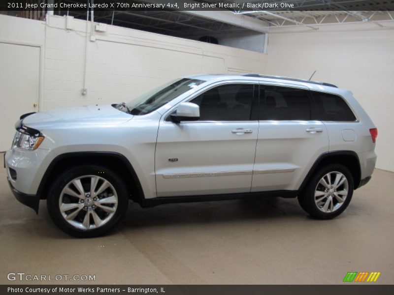 Bright Silver Metallic / Black/Dark Olive 2011 Jeep Grand Cherokee Laredo X 70th Anniversary 4x4
