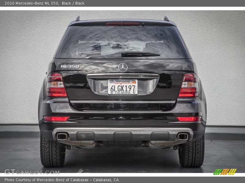 Black / Black 2010 Mercedes-Benz ML 350