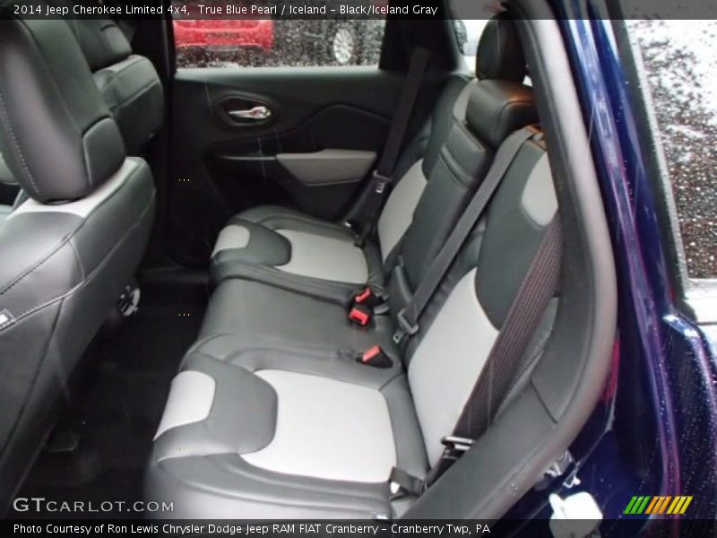 Rear Seat of 2014 Cherokee Limited 4x4