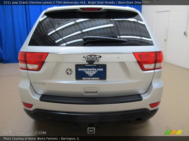 Bright Silver Metallic / Black/Dark Olive 2011 Jeep Grand Cherokee Laredo X 70th Anniversary 4x4