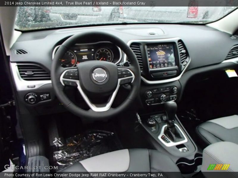 Iceland - Black/Iceland Gray Interior - 2014 Cherokee Limited 4x4 